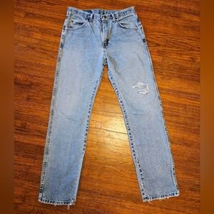 Wrangler Ripped And Distressed Jeans